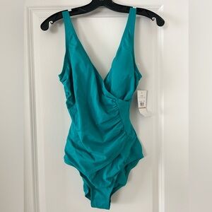 Jantzen Teal One Piece Swimsuit